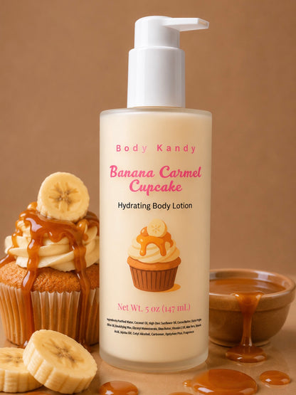 Banana Caramel Cupcake Body Lotion